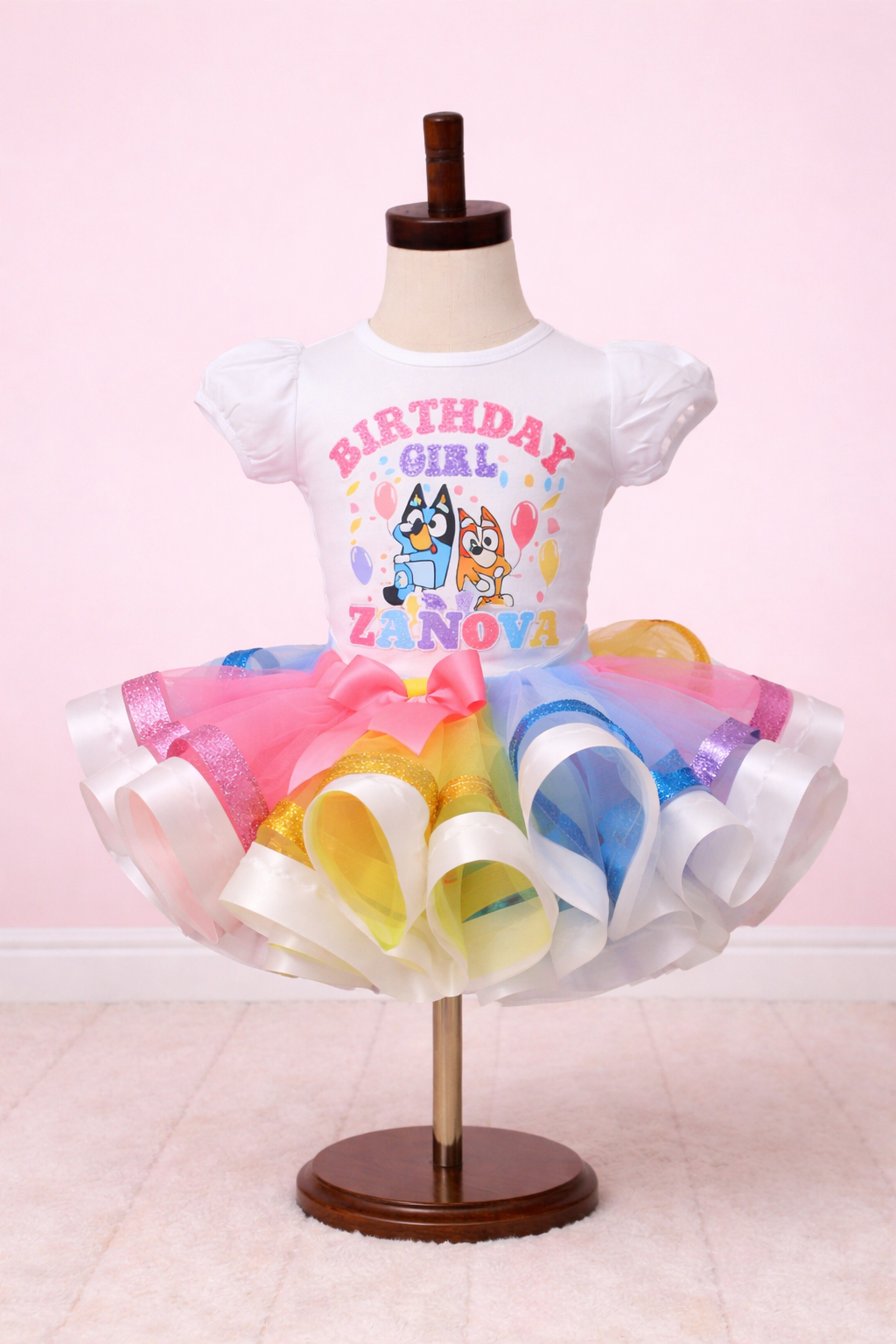 Bluey tutu set-Bluey outfit-Bluey dress-bluey birthday-bluey birthday outfit