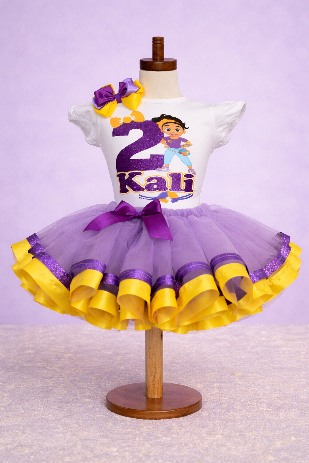 Meekah tutu set-meekah outfit-Meekah birthday-Blippi tutu set-Blippi outfit-Blippi dress- blippi birthday