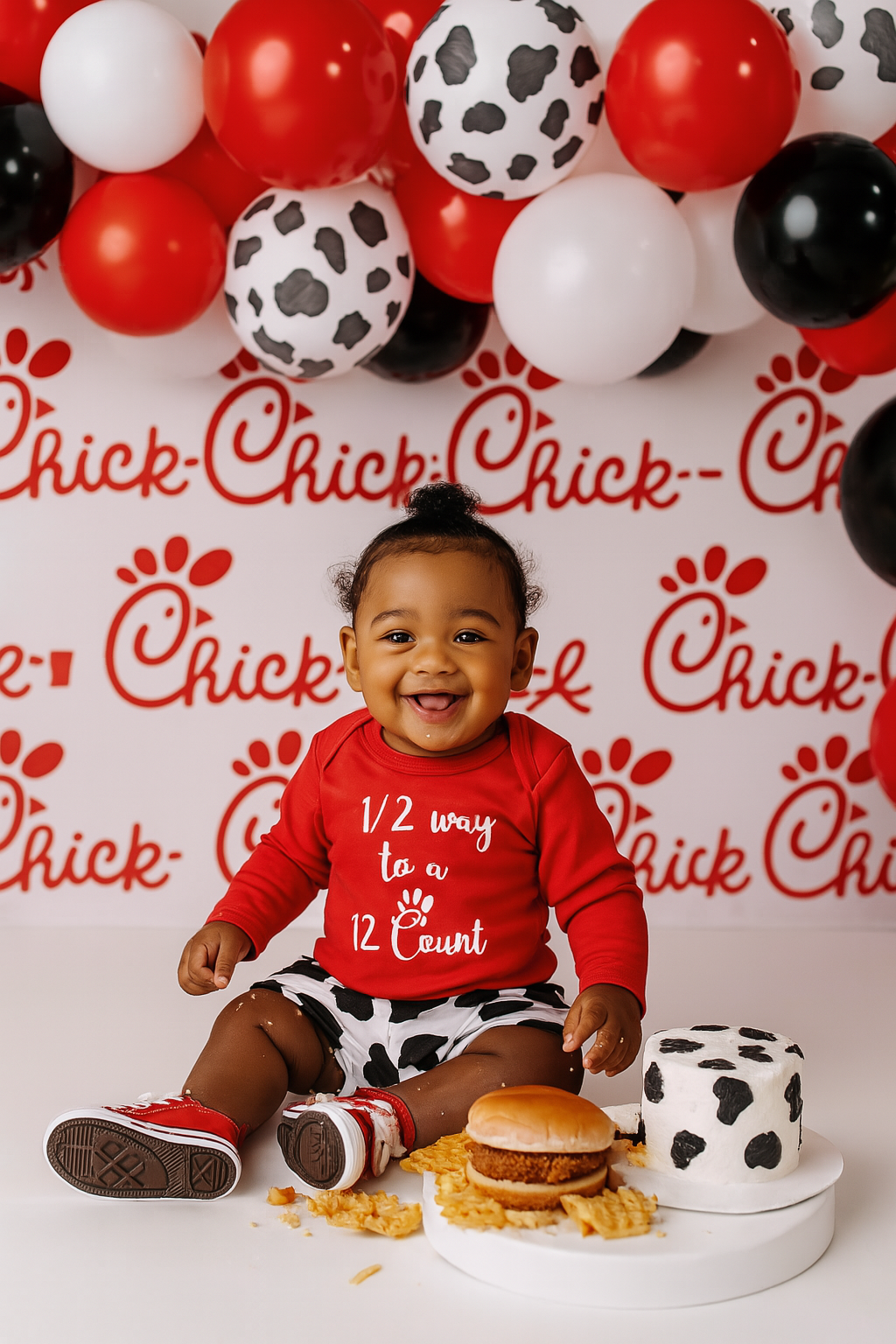 Chick-Fil-A inspired shirt-1/2 way to a 12 count shirt-