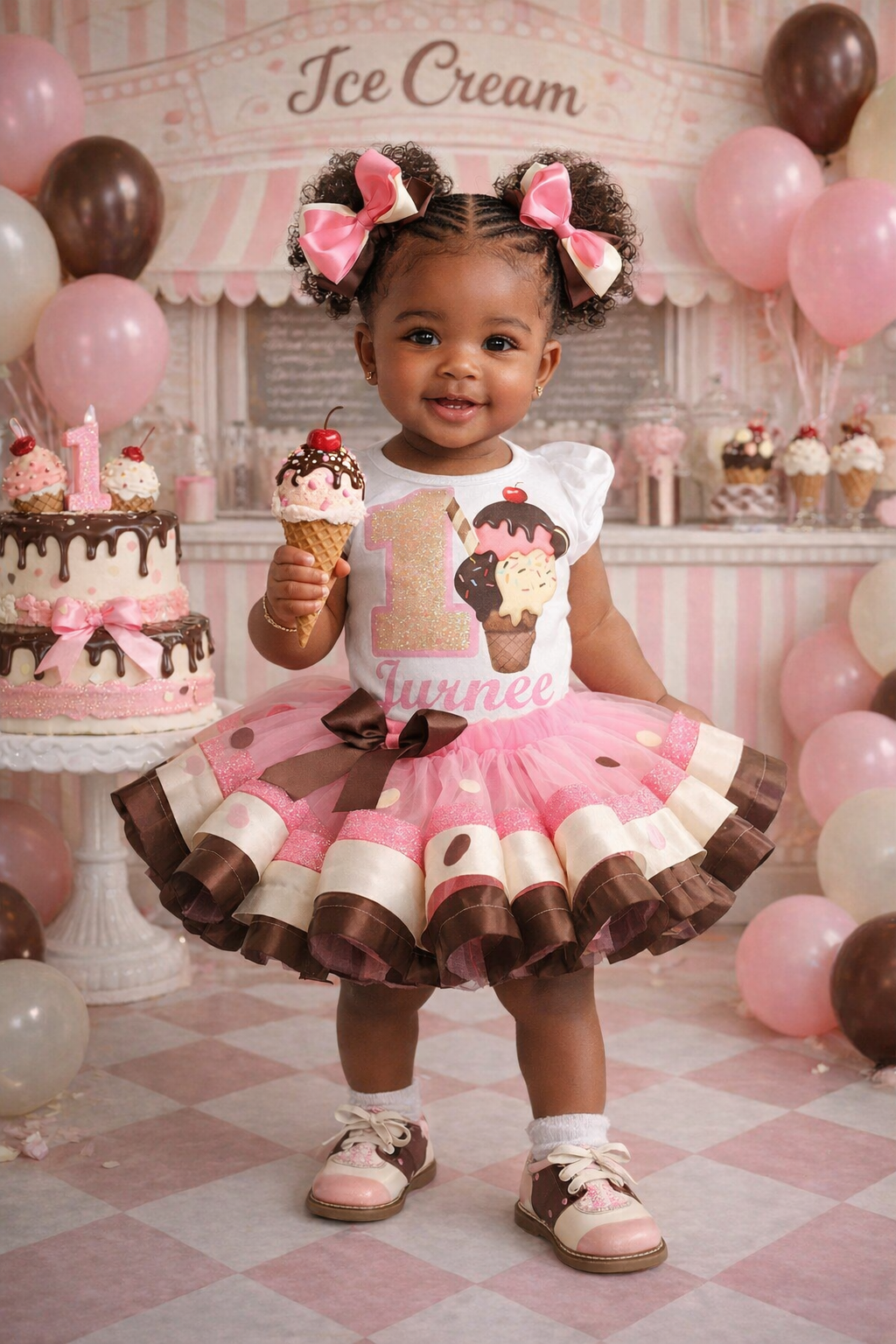 Ice Cream Tutu set- Ice Cream outfit-Ice Cream dress-Ice Cream tutu-Ic Pink Toes & Hair Bows Ice Cream Tutu set- Ice Cream outfit-Ice Cream dress-Ice Cream tutu-Ic Pink Toes & Hair Bows