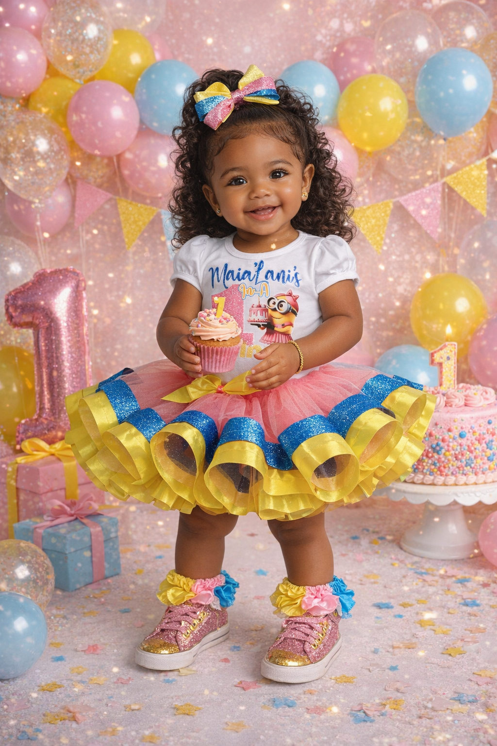 Minion tutu set- Minion tutu -Minion outfit-Minion birthday