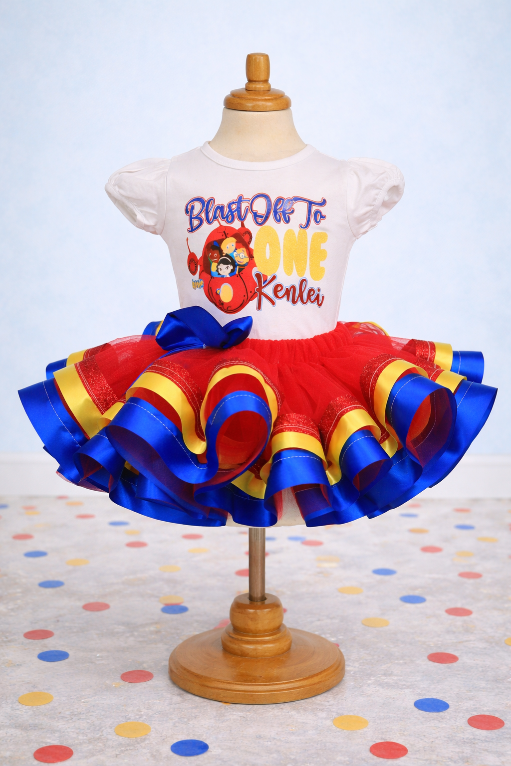 Little Einsteins tutu set- Little Einsteins outfit-Little Einsteins dress