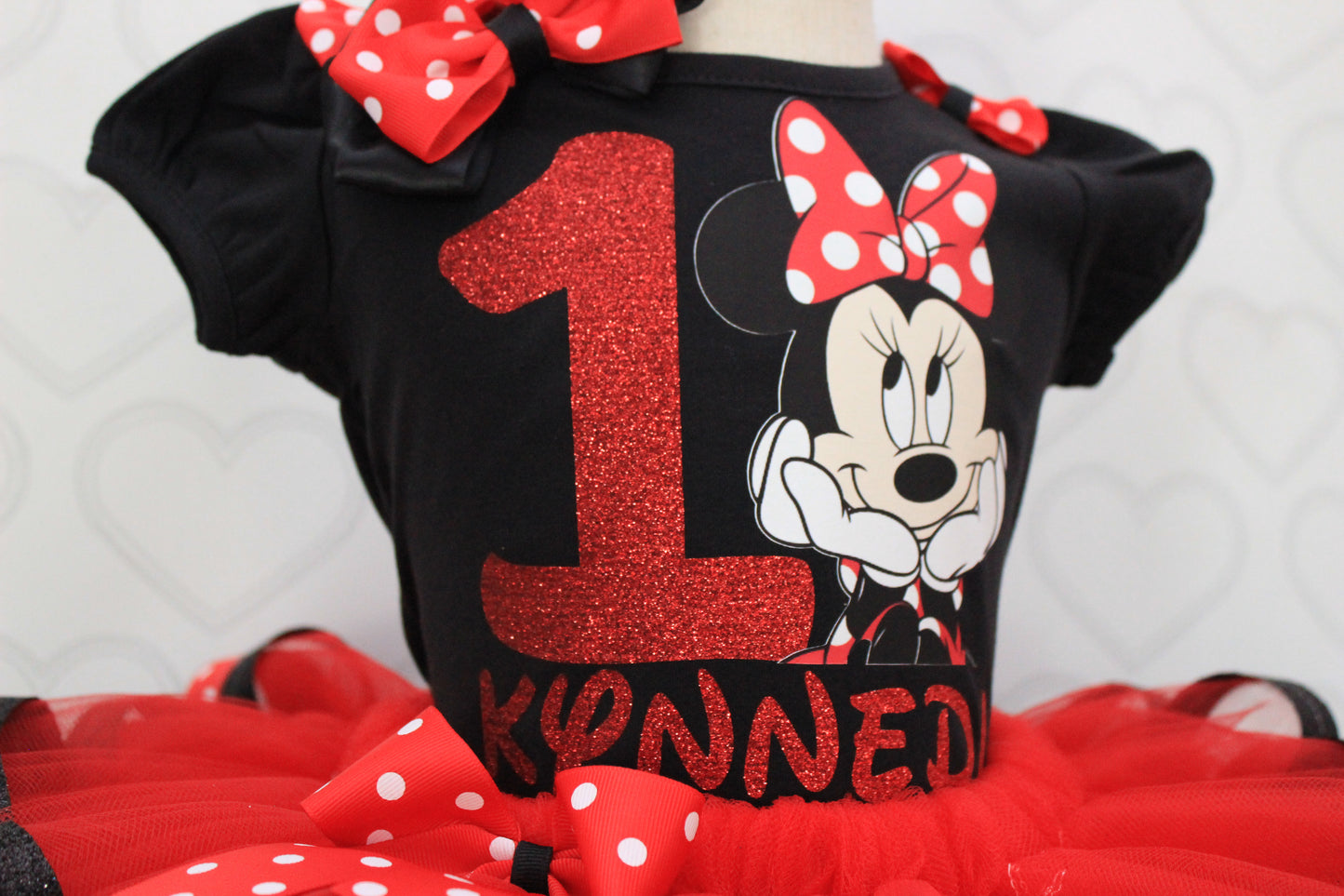 Mouse Tutu set- mouse outfit- mouse birthday outfit-Minnie mouse tutu set