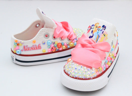 My little pony shoes- My little pony bling Converse-Girls My little pony Shoes- My little pony Converse-MLP