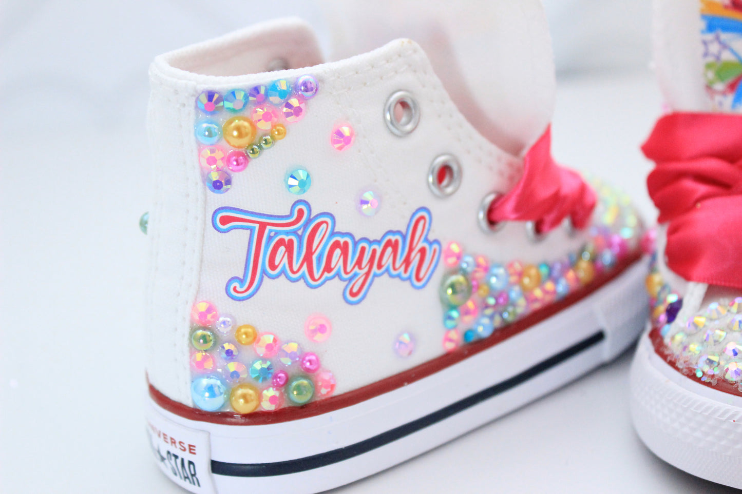 Gracie's corner shoes- Gracie's corner bling Converse-Girls Gracie's corner Shoes-Gracie's corner Converse