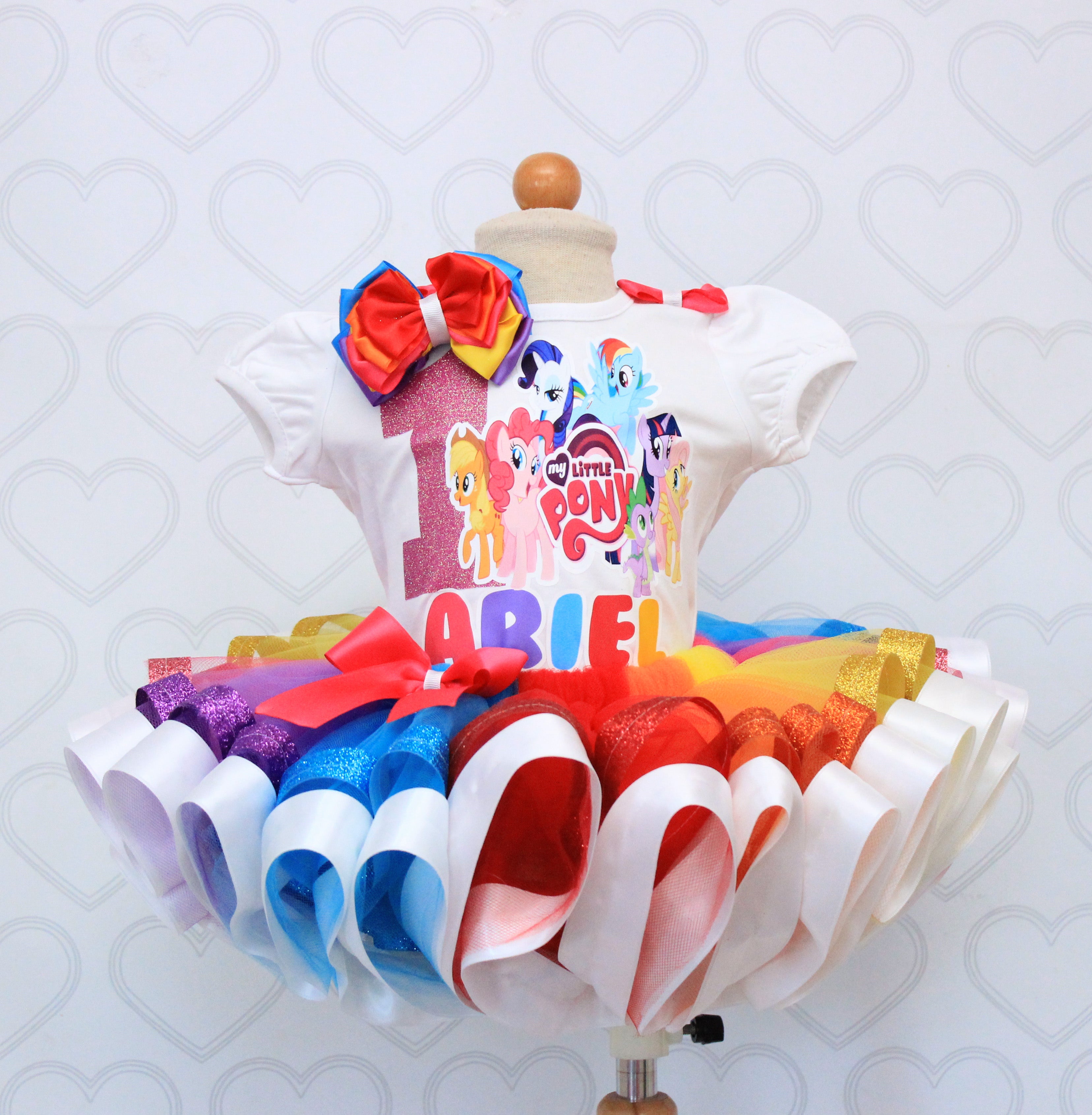 My little pony tutu set- My little pony outfit-My little pony birthday – Pink Toes & Hair Bows