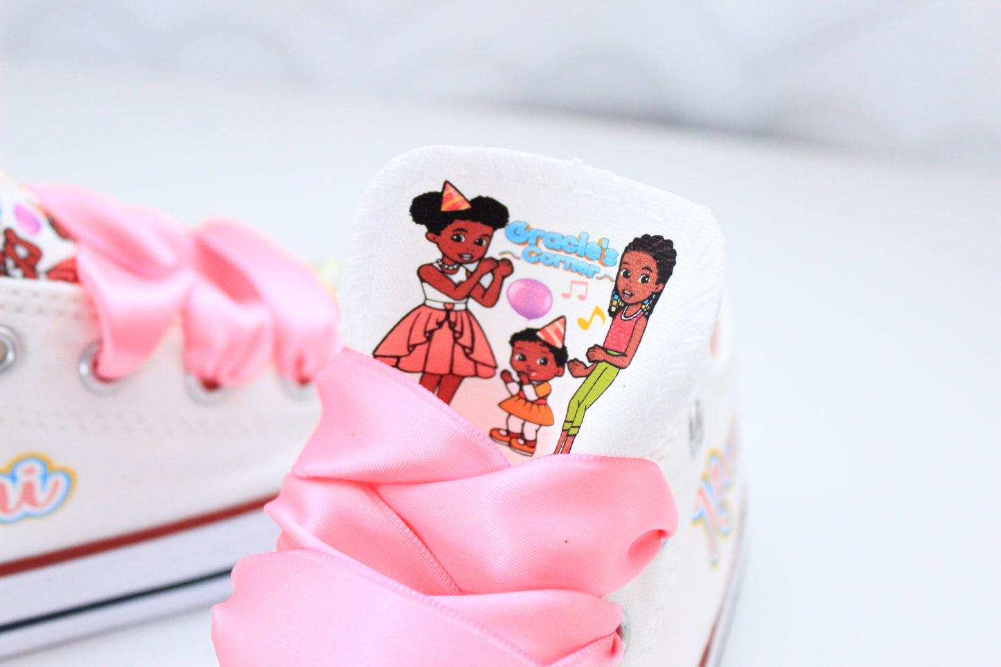 Gracie's corner shoes- Gracie's corner bling Converse-Girls Gracie's corner Shoes-Gracie's corner Converse