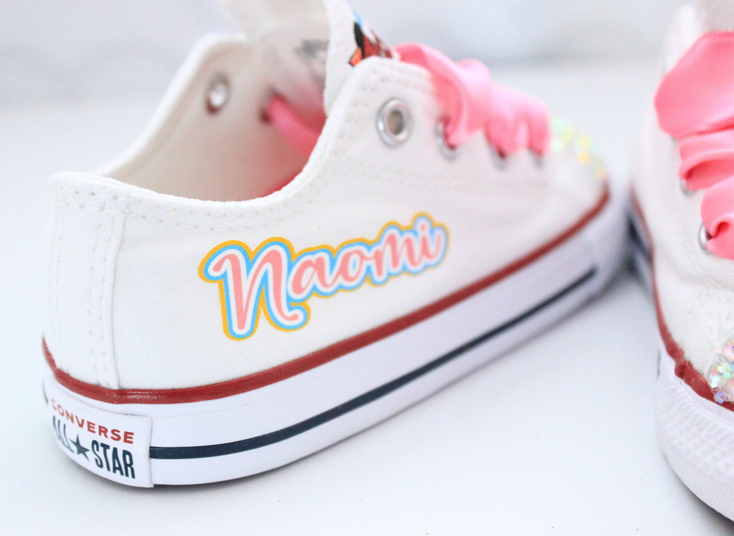 Gracie's corner shoes- Gracie's corner bling Converse-Girls Gracie's corner Shoes-Gracie's corner Converse