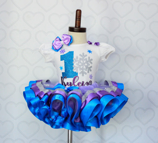 Winter Wonderland tutu set-Winter Wonderland outfit-Winter Wonderland dress