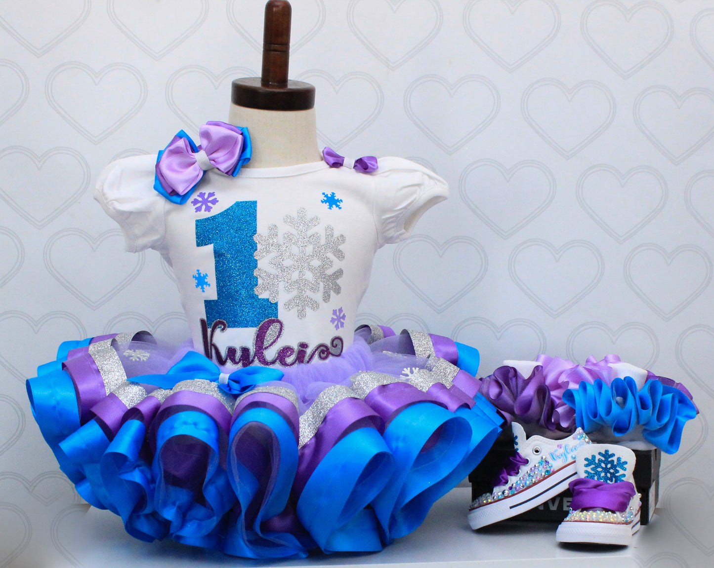 Winter Wonderland shoes- Winter Wonderland bling Converse-Girls Winter Wonderland Shoes-Snowflake shoes