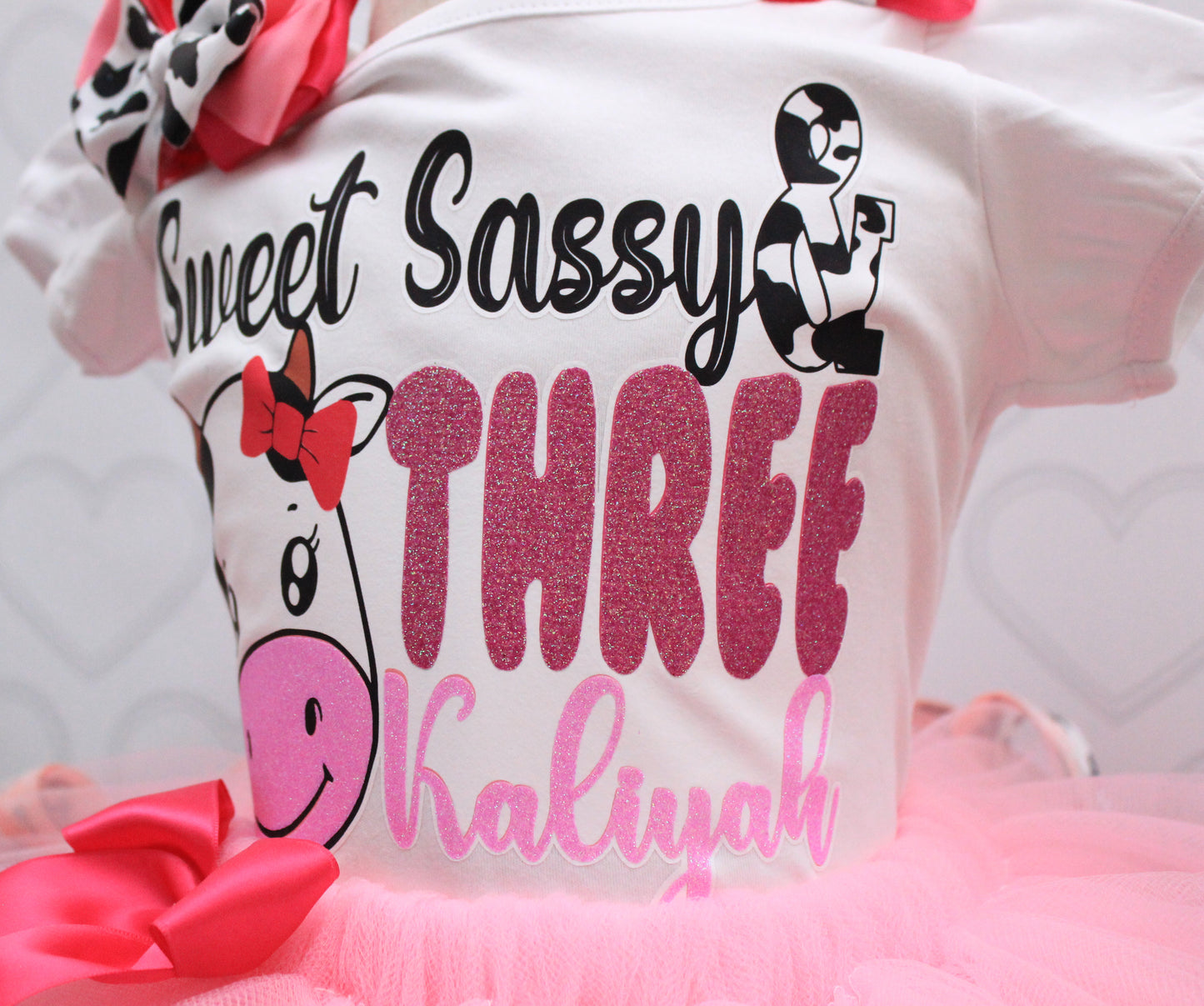 Cow tutu set-Cow outfit-Cow birthday outfit- cow birthday-Holy cow I'm one outfit