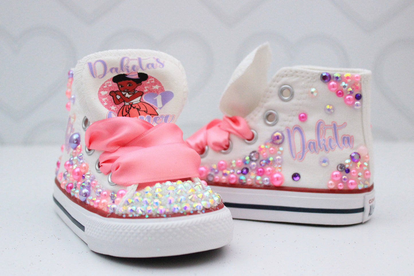 Gracie's corner shoes- Gracie's corner bling Converse-Girls Gracie's corner Shoes-Gracie's corner Converse