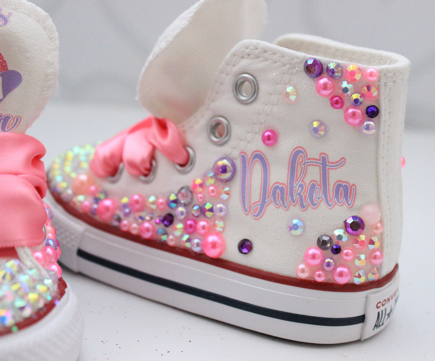 Gracie's corner shoes- Gracie's corner bling Converse-Girls Gracie's corner Shoes-Gracie's corner Converse