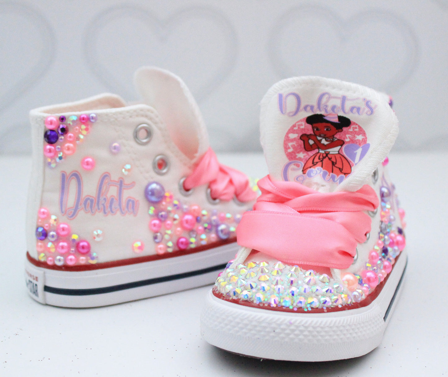 Gracie's corner shoes- Gracie's corner bling Converse-Girls Gracie's corner Shoes-Gracie's corner Converse