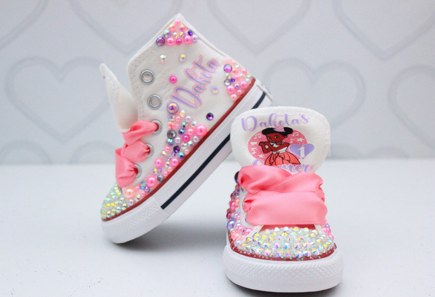 Gracie's corner shoes- Gracie's corner bling Converse-Girls Gracie's corner Shoes-Gracie's corner Converse