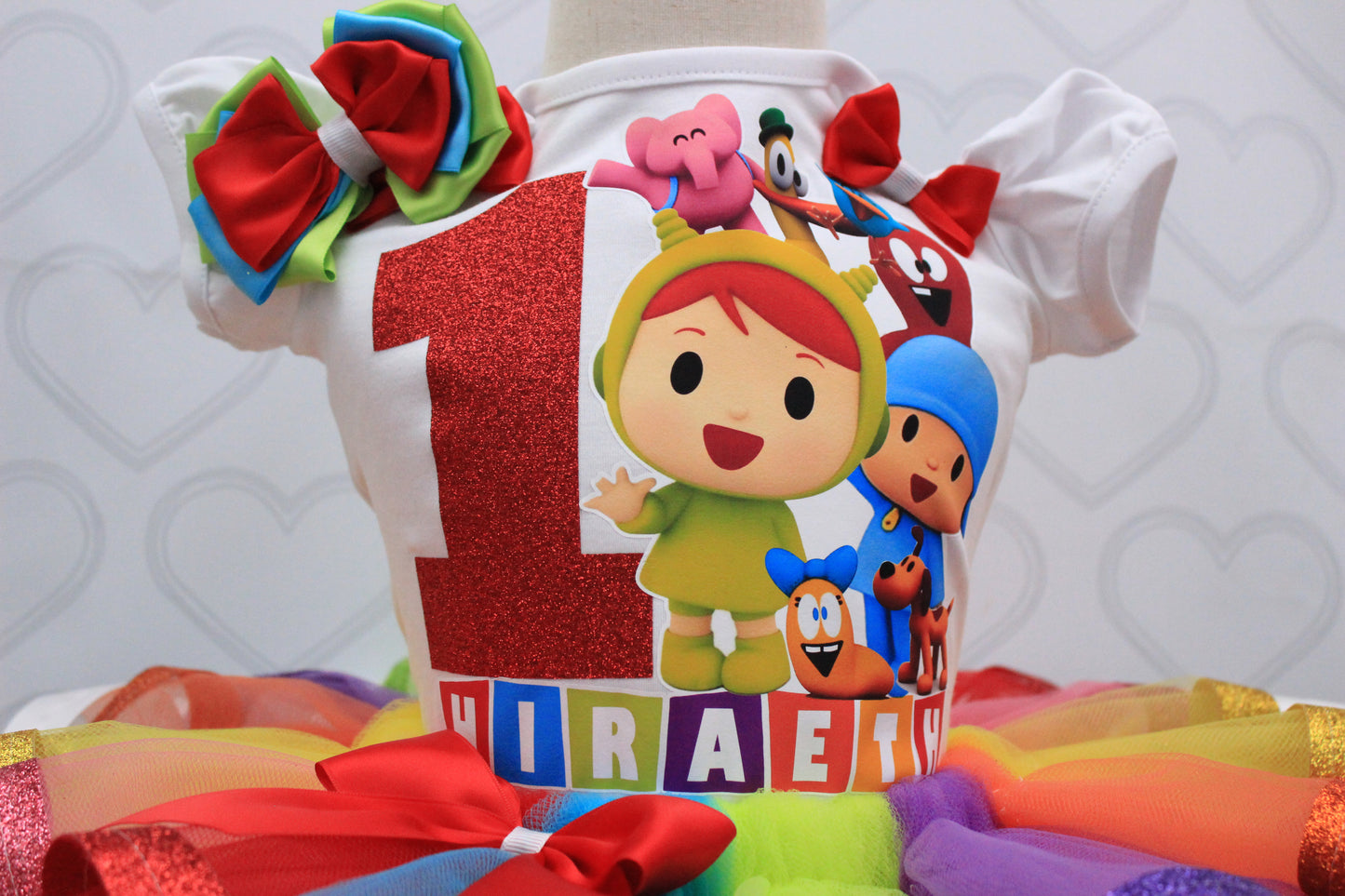 Pocoyo tutu set-Pocoyo outfit-Pocoyo dress-Pocoyo birthday