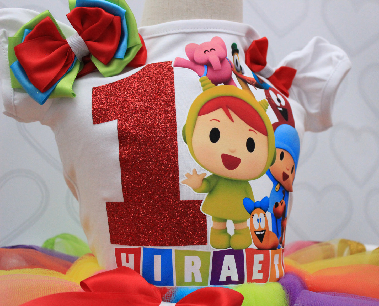 Pocoyo tutu set-Pocoyo outfit-Pocoyo dress-Pocoyo birthday