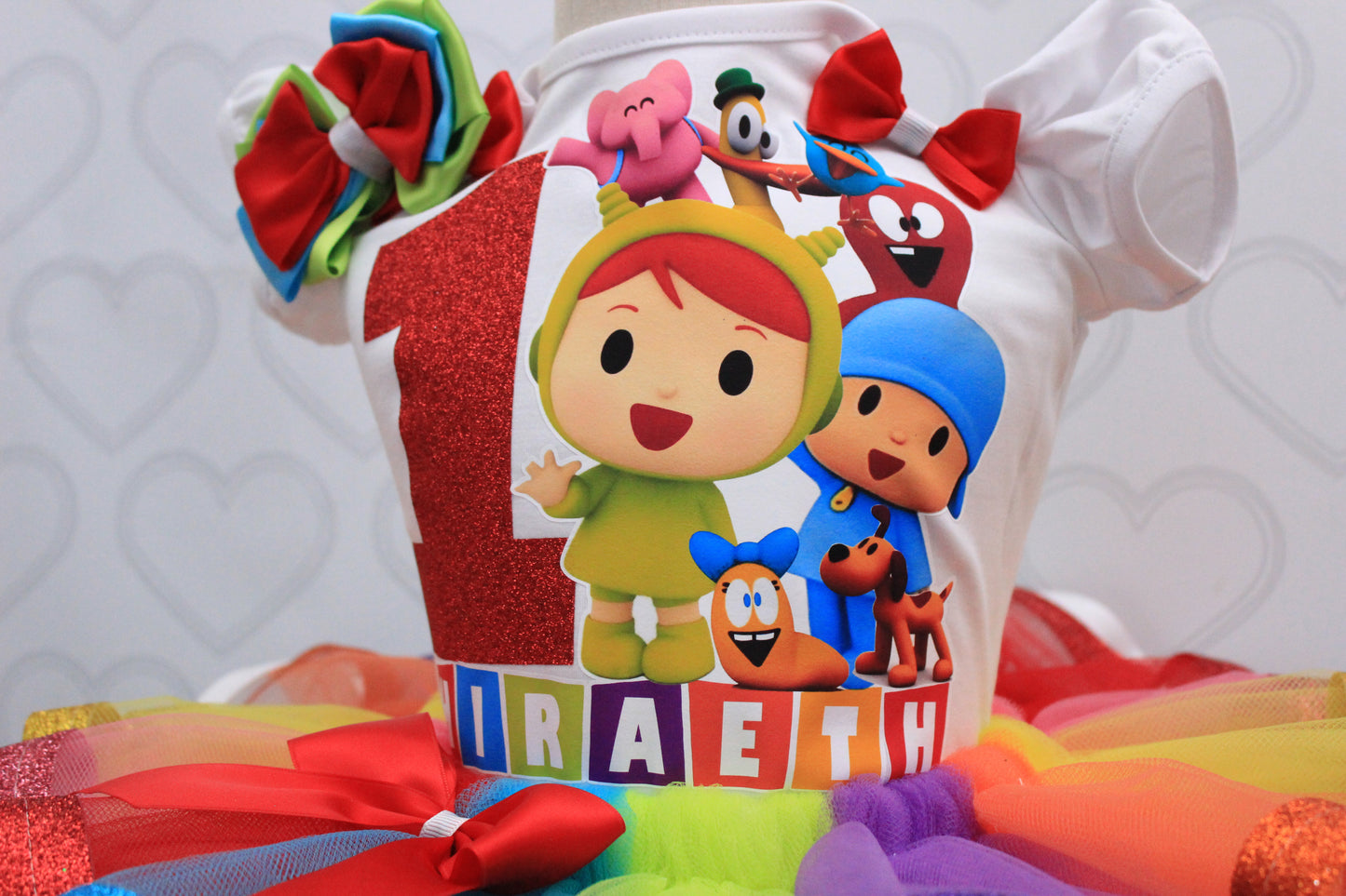 Pocoyo tutu set-Pocoyo outfit-Pocoyo dress-Pocoyo birthday