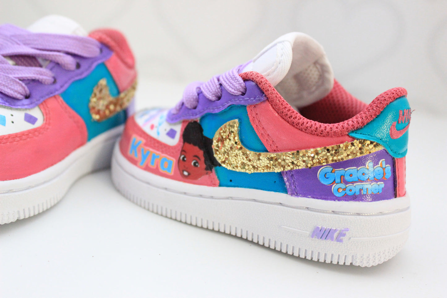 Gracie's Corner shoes-Gracie's Corner air force 1's -Girls af1's Shoes-Custom air force 1's- Toddler air force 1's