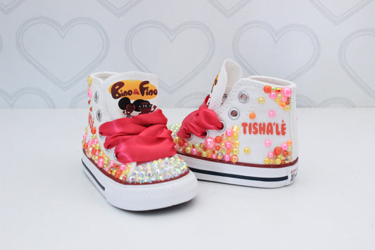 Bino and Fino shoes- Bino and Fino bling Converse-Girls Bino and Fino Shoes-Bino and Fino Converse