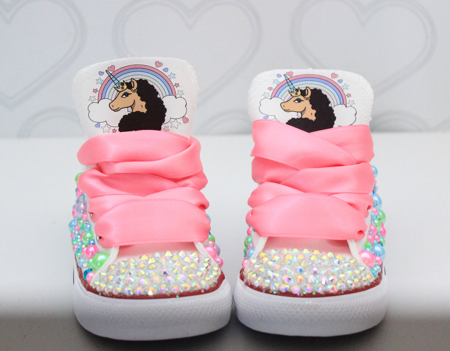 Unicorn shoes- Unicorn bling Converse-Girls Unicorn Shoes-Unicorn Converse-Afro unicorn converse-afro unicorn shoes