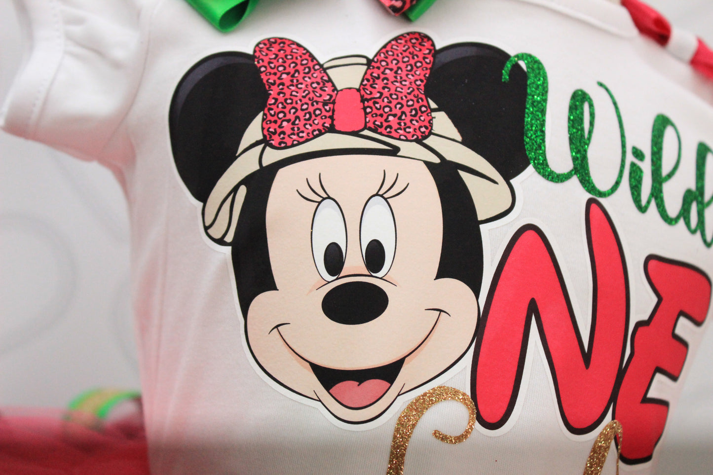 Mouse safari Tutu set- mouse safari  outfit- mouse safari birthday outfit-Minnie Safari