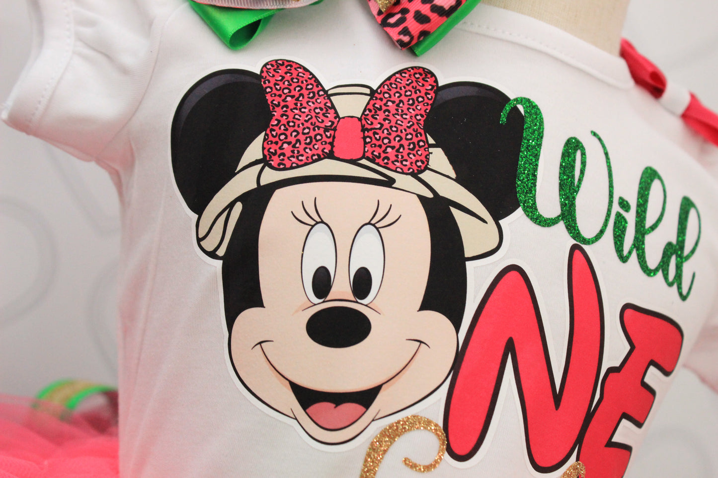 Mouse safari Tutu set- mouse safari  outfit- mouse safari birthday outfit-Minnie Safari