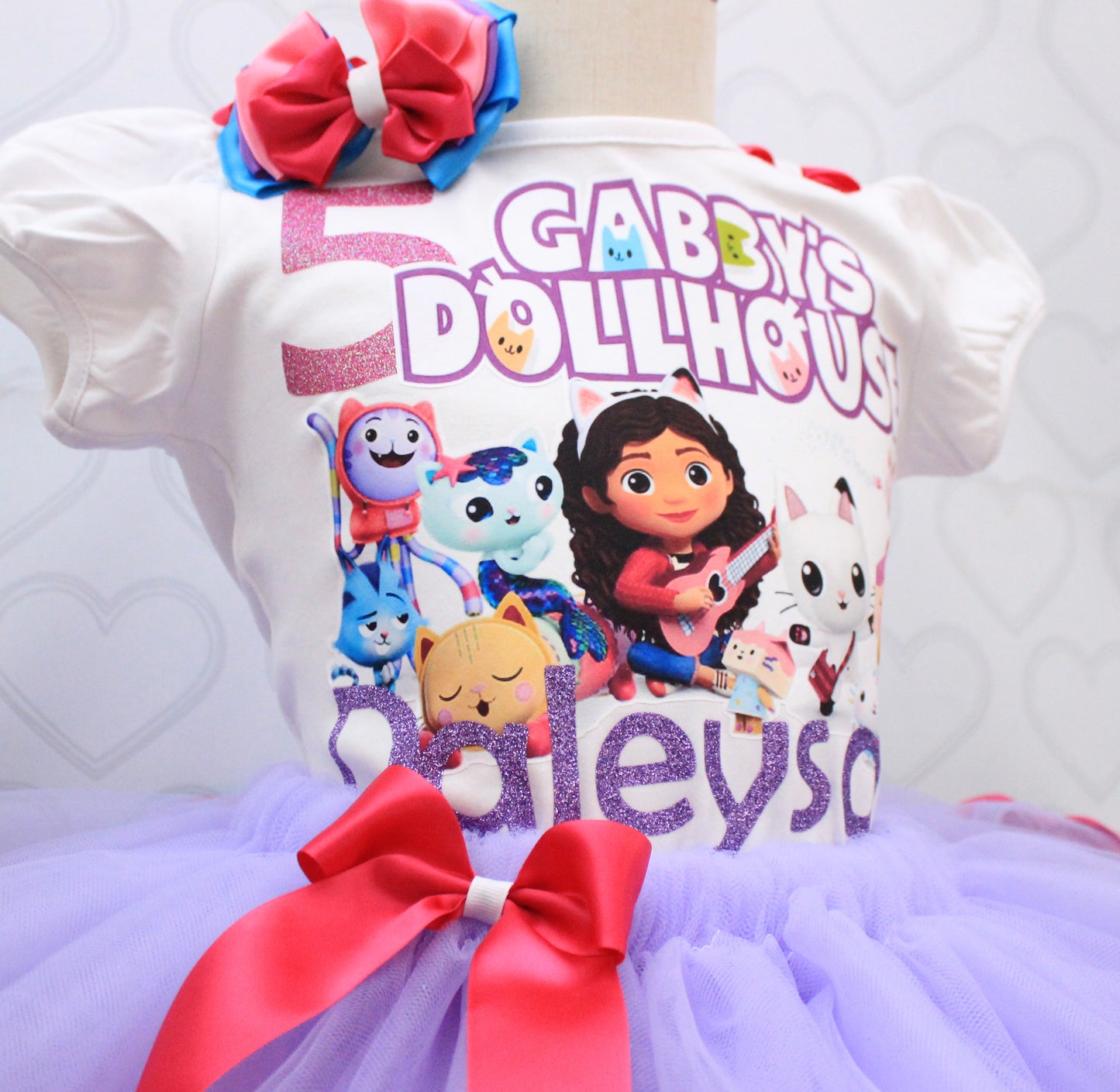 Gabby Dollhouse tutu set-Gabby Dollhouse outfit-Gabby Dollhouse dress