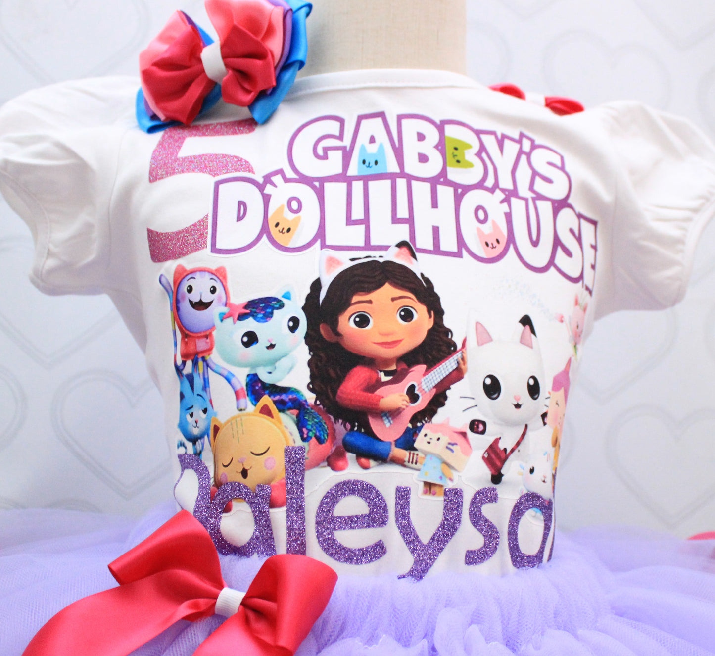Gabby Dollhouse tutu set-Gabby Dollhouse outfit-Gabby Dollhouse dress