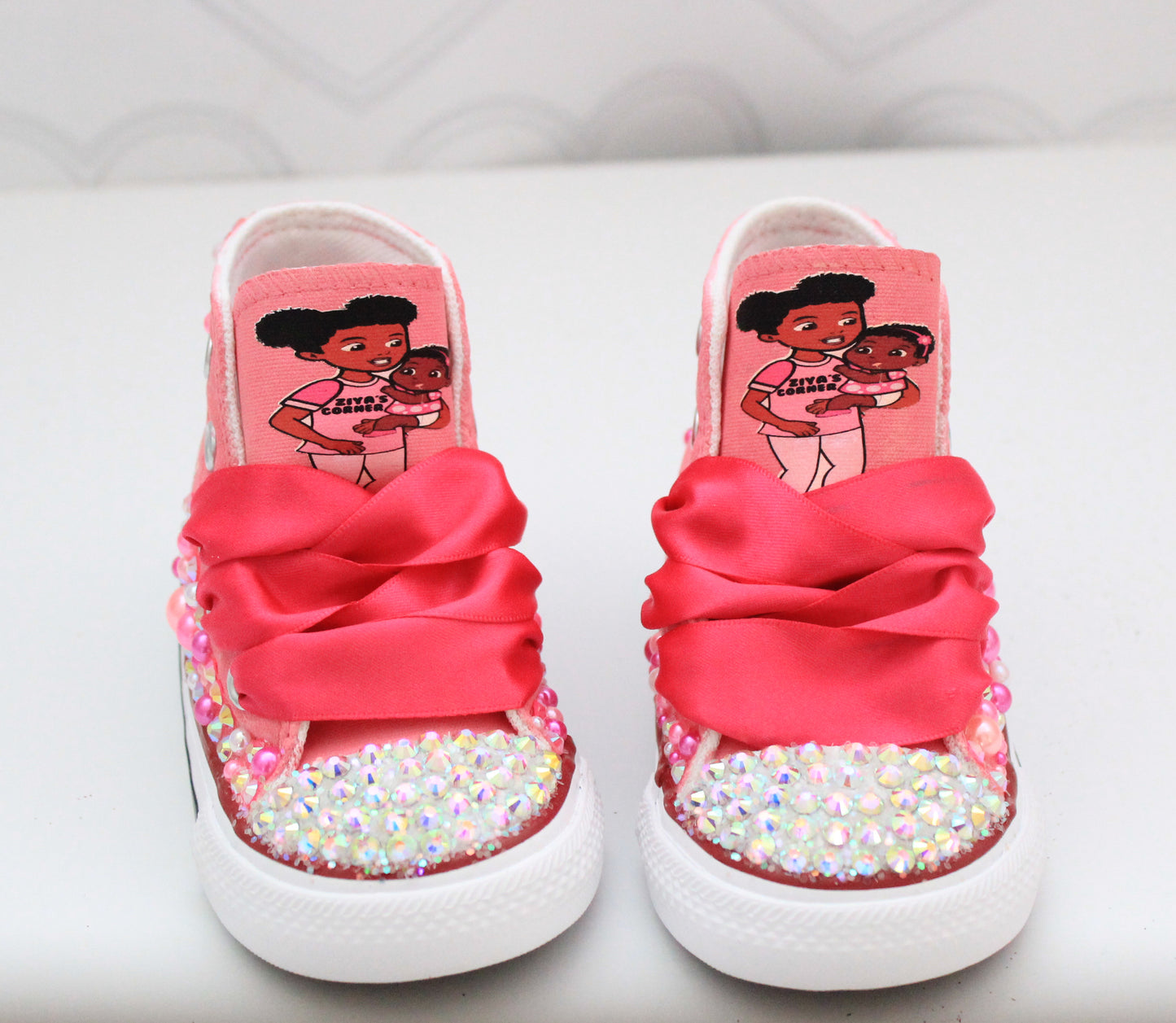 Gracie's corner shoes- Gracie's corner bling Converse-Girls Gracie's corner Shoes-Gracie's corner Converse
