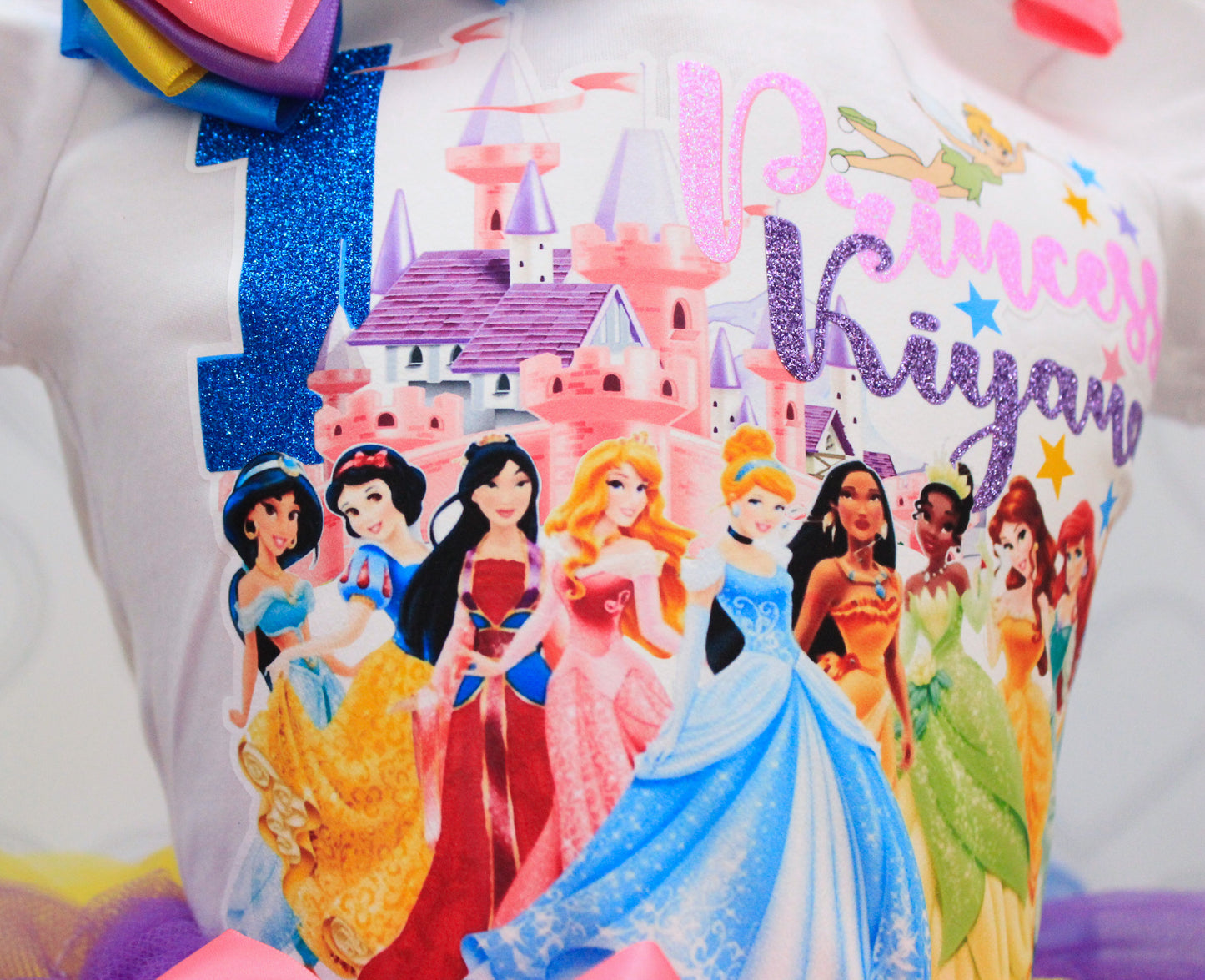 Princess tutu set- Princess outfit-Princess dress-Princess birthday-Disney princess tutu set