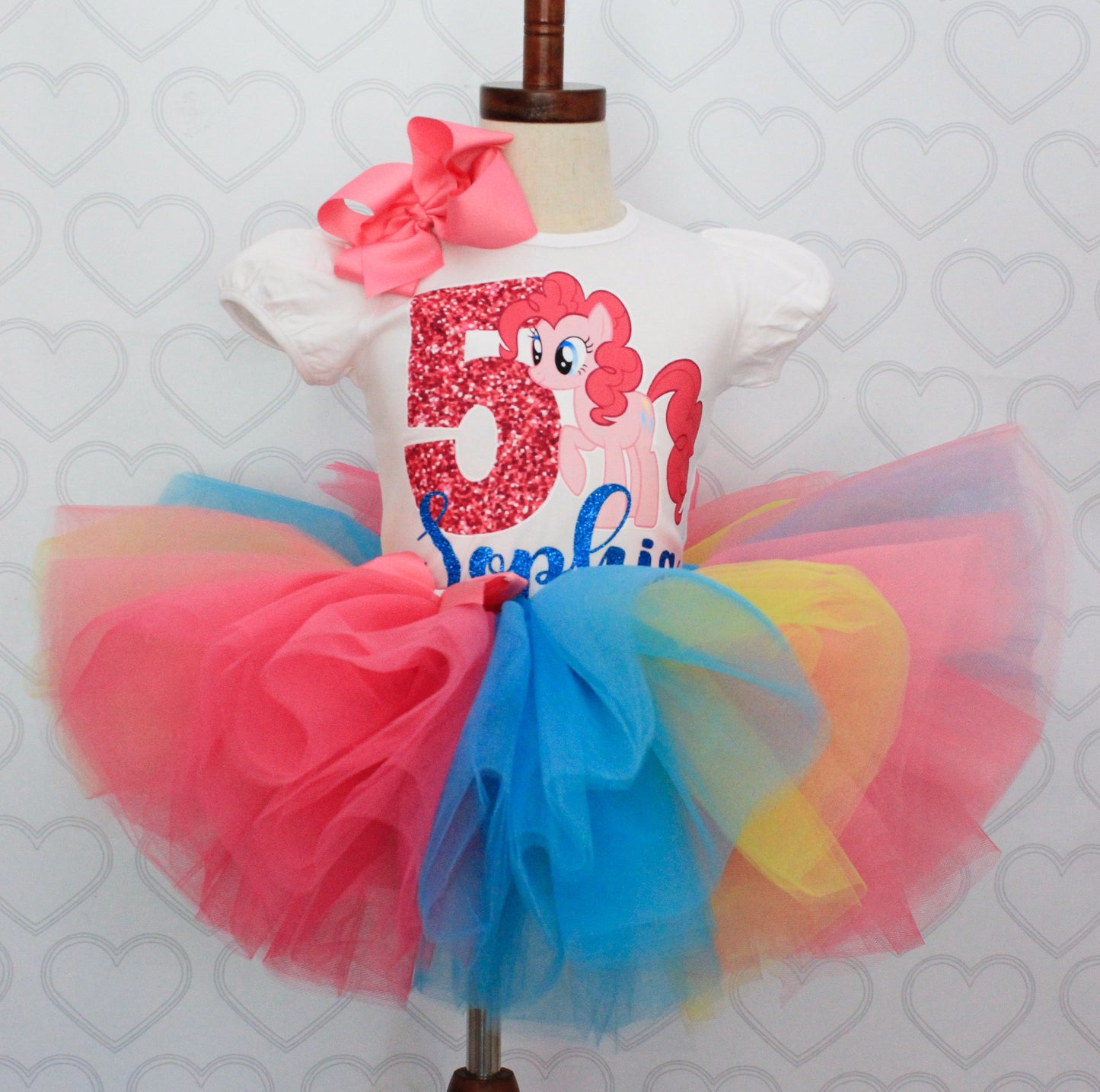 Pinkie Pie Tutu Set-My little pony tutu set-Pinkie pie birthday