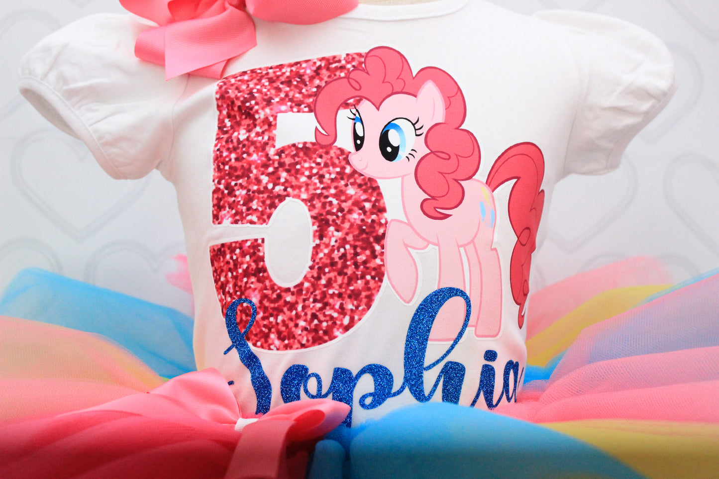 Pinkie Pie Tutu Set-My little pony tutu set-Pinkie pie birthday