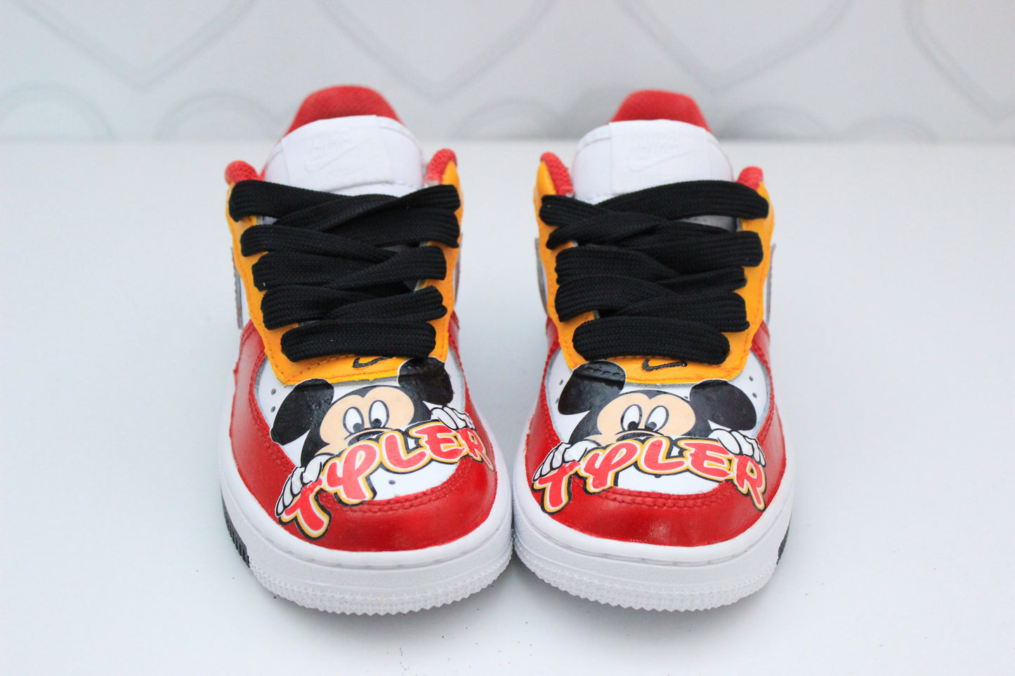 Mickey Mouse shoes-Mickey Mouse air force 1's -Boys af1's Shoes-Custom air force 1's- Toddler air force 1's