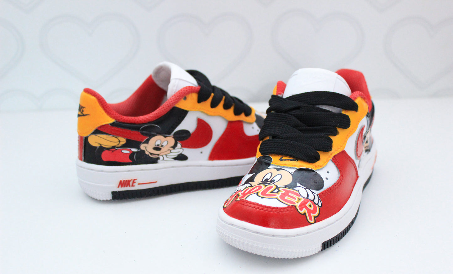 Mickey Mouse shoes-Mickey Mouse air force 1's -Boys af1's Shoes-Custom air force 1's- Toddler air force 1's