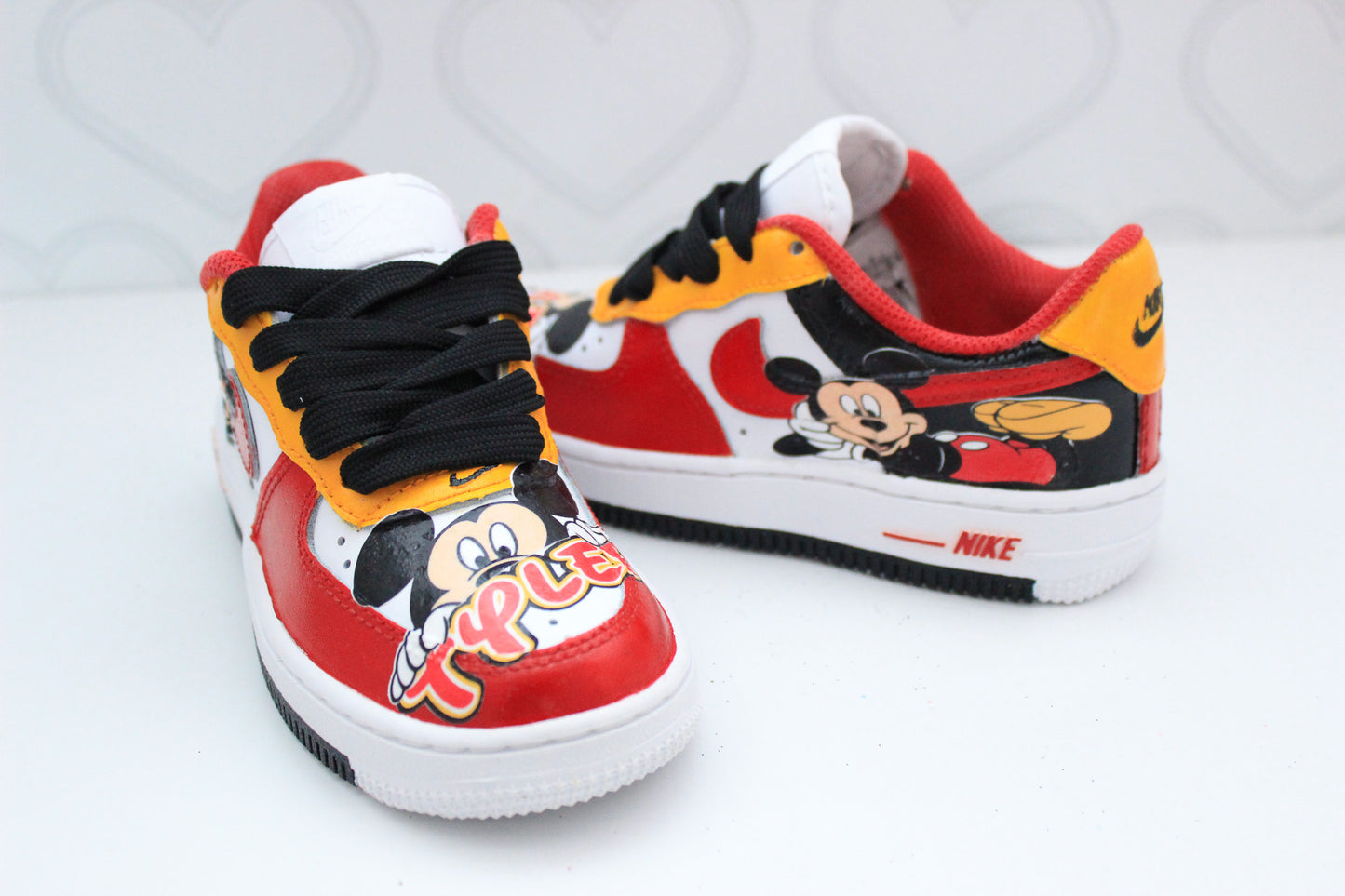 Mickey Mouse shoes-Mickey Mouse air force 1's -Boys af1's Shoes-Custom air force 1's- Toddler air force 1's