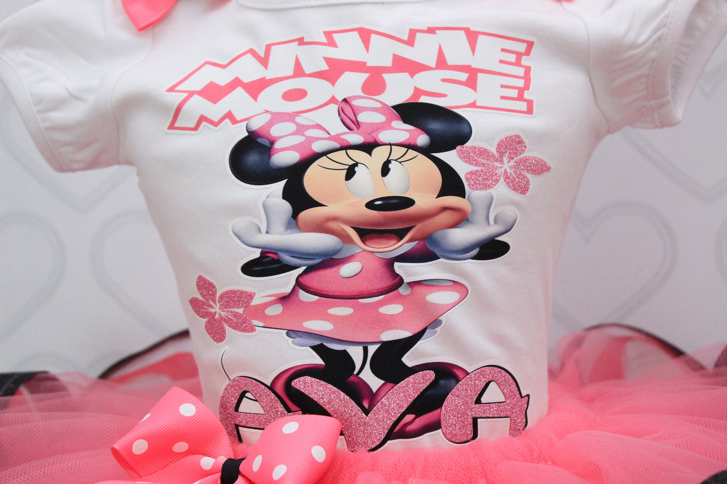 Minnie Mouse Tutu set- mouse outfit- mouse birthday outfit