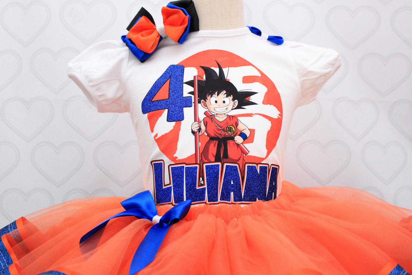 Dragon ball z tutu set-Dragon ball z outfit-Dragon ball z dress- Dragon ball z birthday
