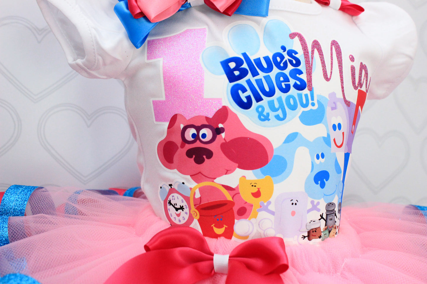 Blues Clues tutu set-Blues clues outfit-Blues Clues birthday-Blues Clues Dress-Blues clues and you tutu set