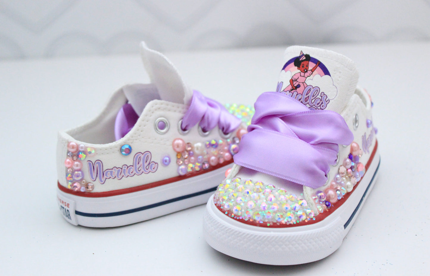 Gracie's corner shoes- Gracie's corner bling Converse-Girls Gracie's corner Shoes-Gracie's corner Converse