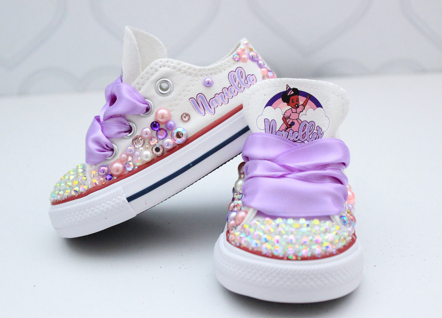 Gracie's corner shoes- Gracie's corner bling Converse-Girls Gracie's corner Shoes-Gracie's corner Converse