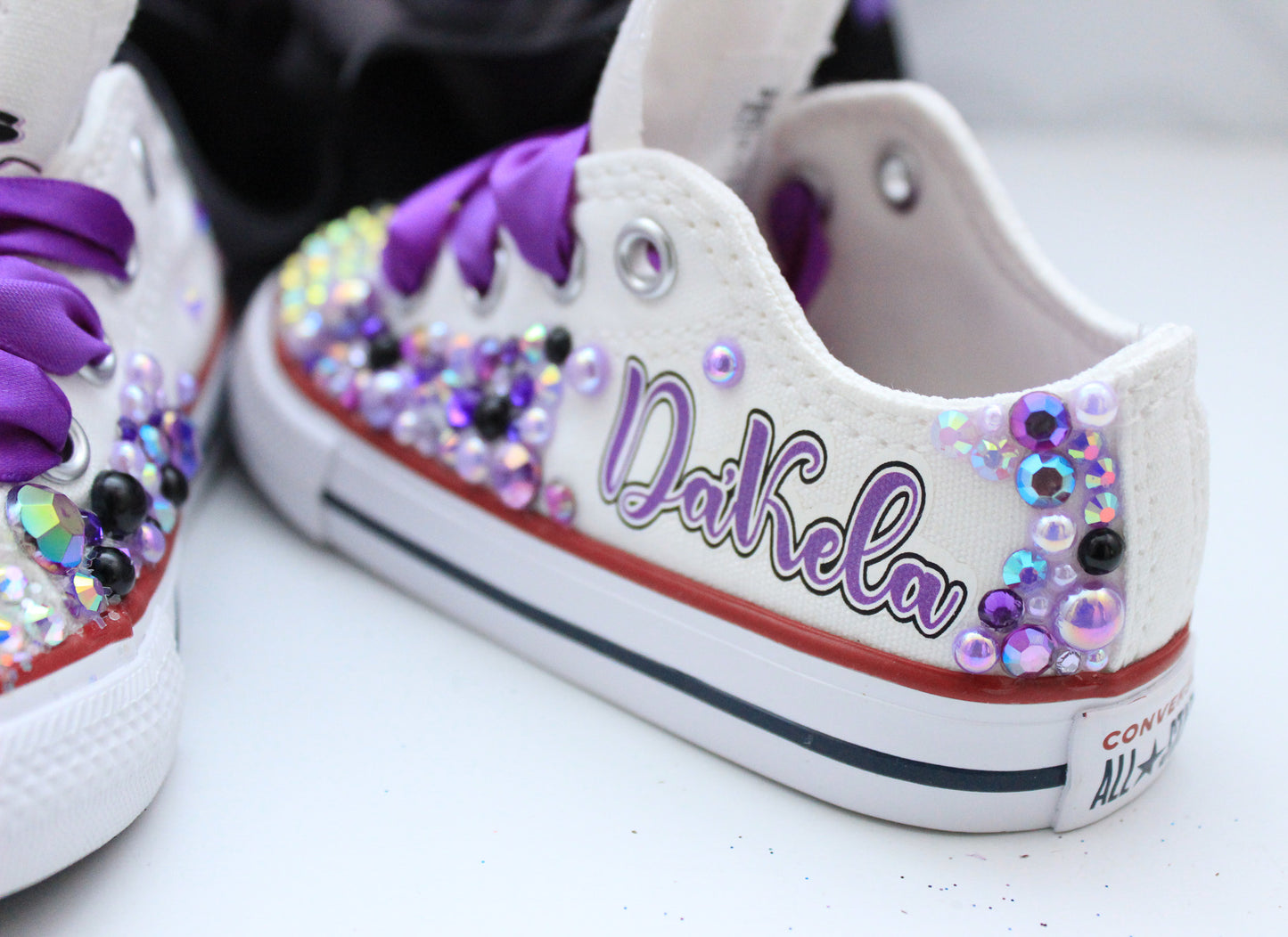 Gracie's corner shoes- Gracie's corner bling Converse-Girls Gracie's corner Shoes-Gracie's corner Converse