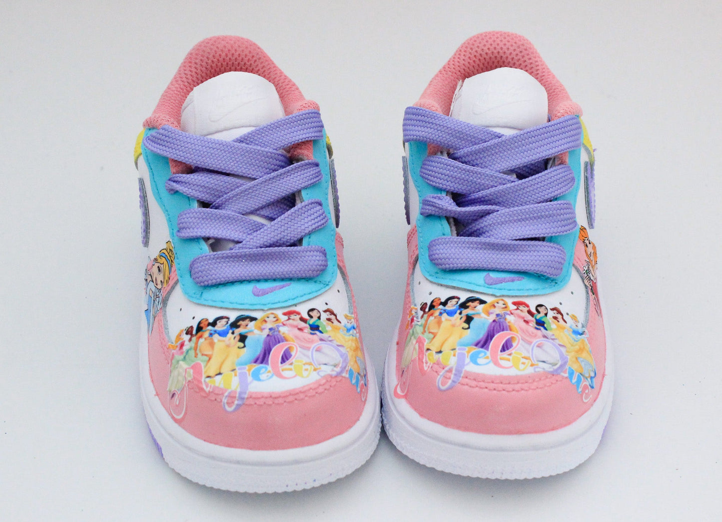 Princess shoes-Princess air force 1's -Girls af1's Shoes-Custom air force 1's- Toddler air force 1's