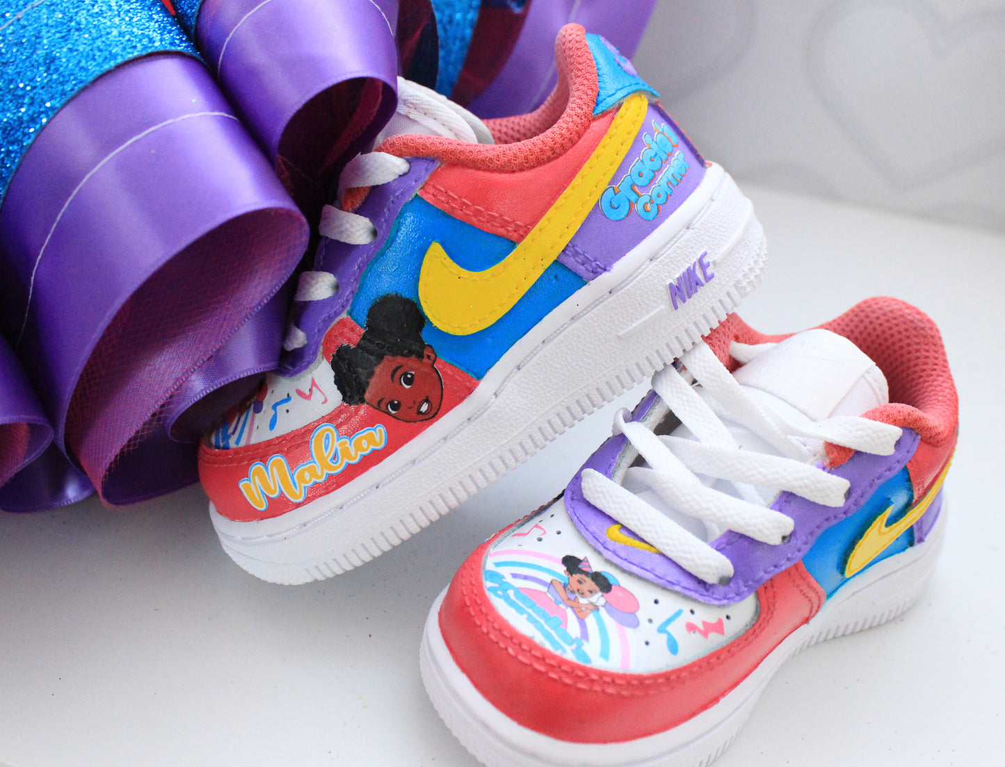Gracie's Corner shoes-Gracie's Corner air force 1's -Girls af1's Shoes-Custom air force 1's- Toddler air force 1's