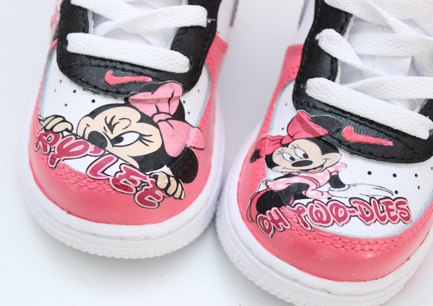 Minnie Mouse shoes-Minnie mouse air force 1's -Girls af1's Shoes-Custom air force 1's- Toddler air force 1's