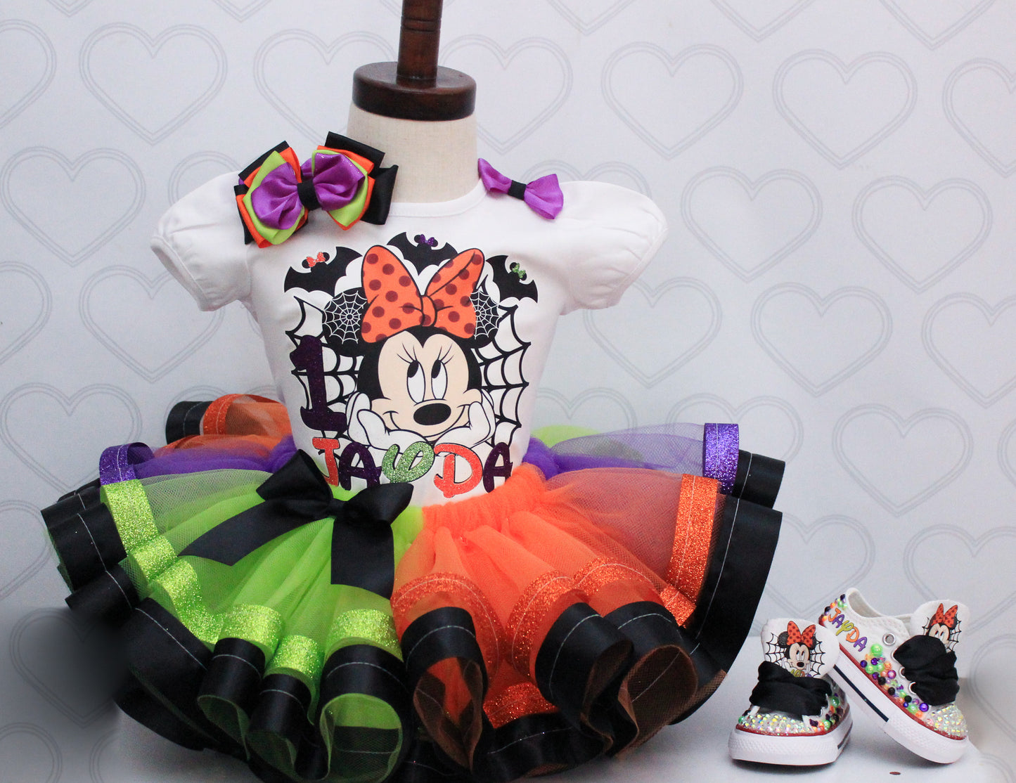 Mouse Tutu set- mouse outfit- mouse birthday outfit- minnie mouse tutu-Halloween minnie mouse tutu set