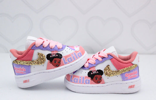 Gracie's Corner shoes-Gracie's Corner air force 1's -Girls af1's Shoes-Custom air force 1's- Toddler air force 1's