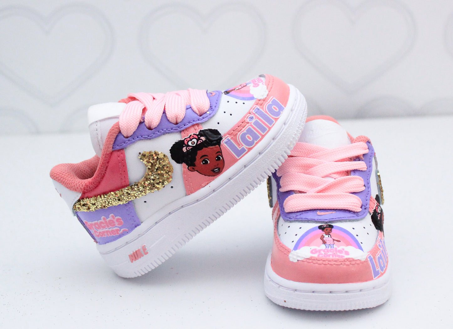 Gracie's Corner shoes-Gracie's Corner air force 1's -Girls af1's Shoes-Custom air force 1's- Toddler air force 1's