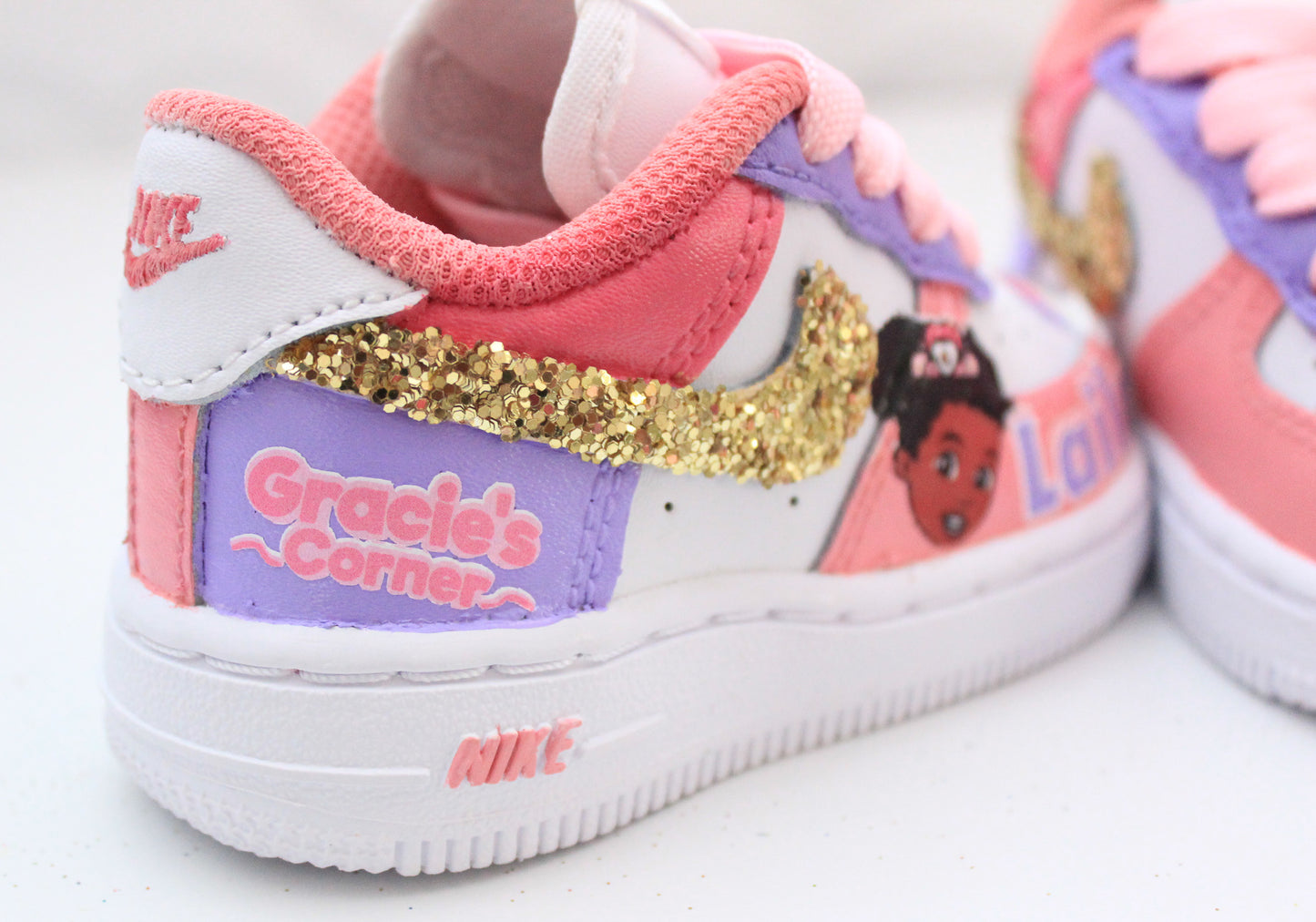 Gracie's Corner shoes-Gracie's Corner air force 1's -Girls af1's Shoes-Custom air force 1's- Toddler air force 1's