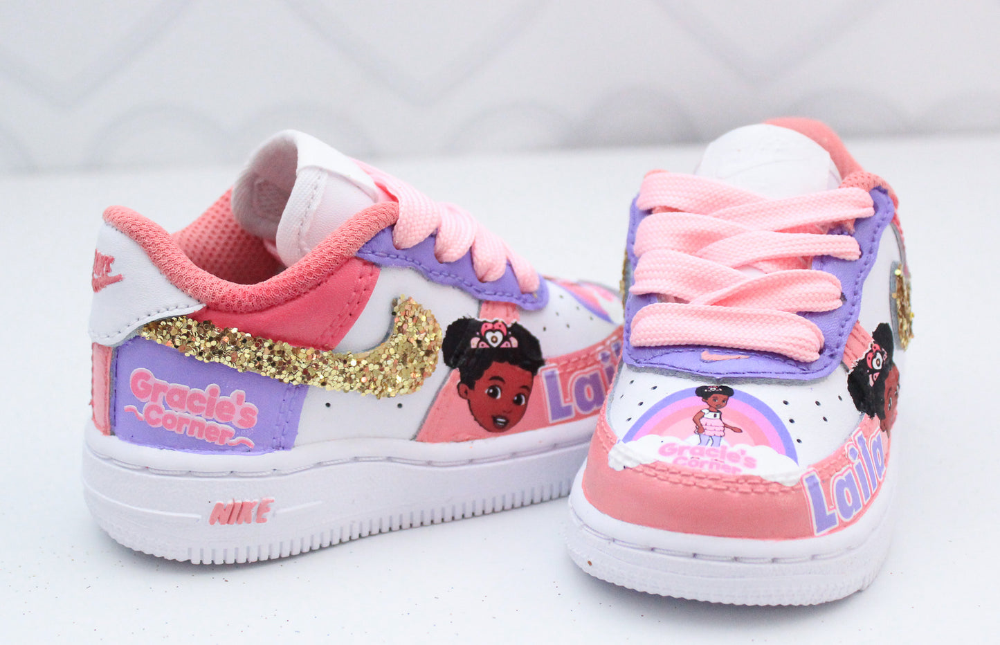 Gracie's Corner shoes-Gracie's Corner air force 1's -Girls af1's Shoes-Custom air force 1's- Toddler air force 1's